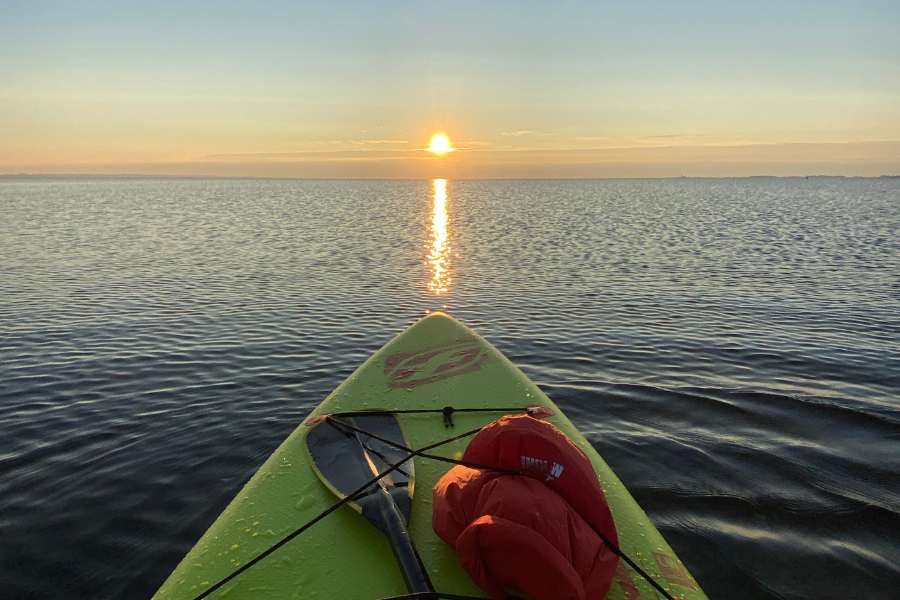 SUP Sonnenuntergang