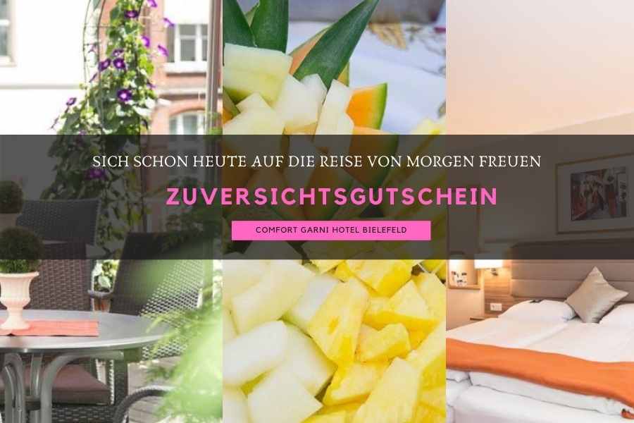 Zuversichtsgutschein Comfort Garni Hotel Bielefeld